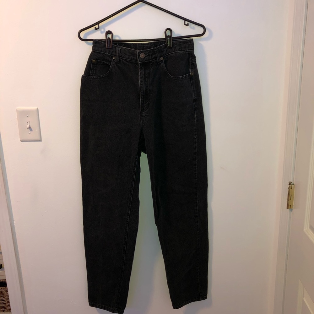 Black “Liz caliborne” mom jeans